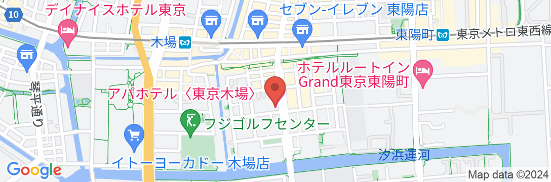 アパホテル〈東京木場〉の地図