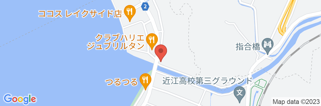 びわ湖畔 味覚の宿 双葉荘の地図