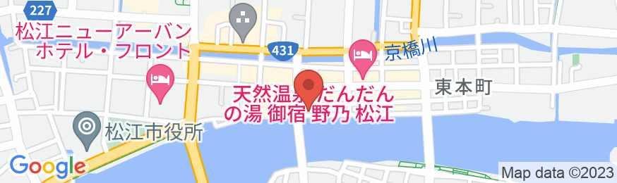 松江しんじ湖温泉 大橋館の地図