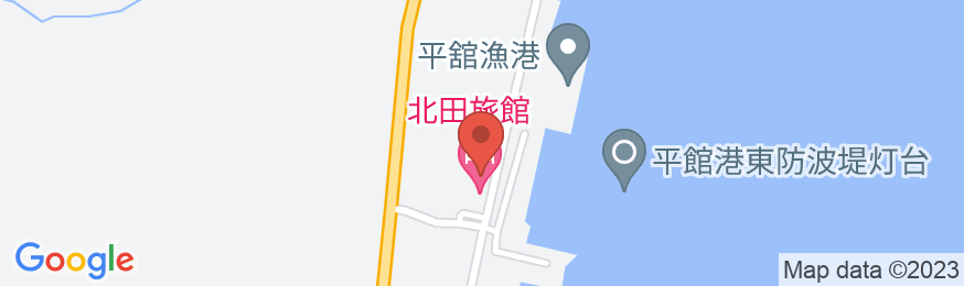北田旅館の地図