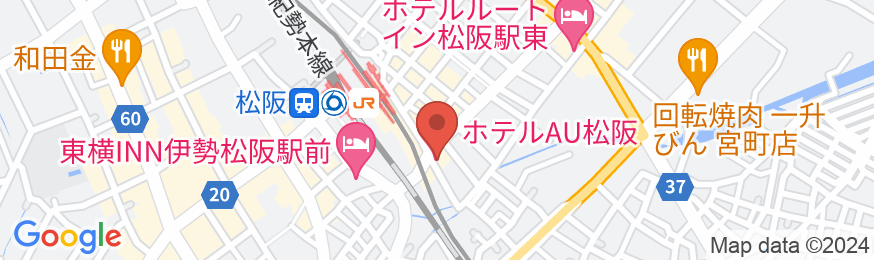 ホテルAU松阪の地図