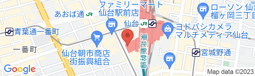 ホテルメトロポリタン仙台の地図