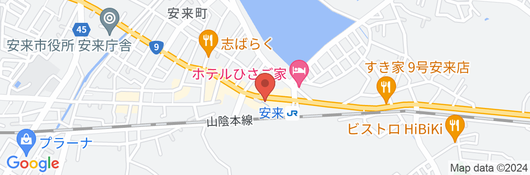 旅館 朝日館<島根県>の地図