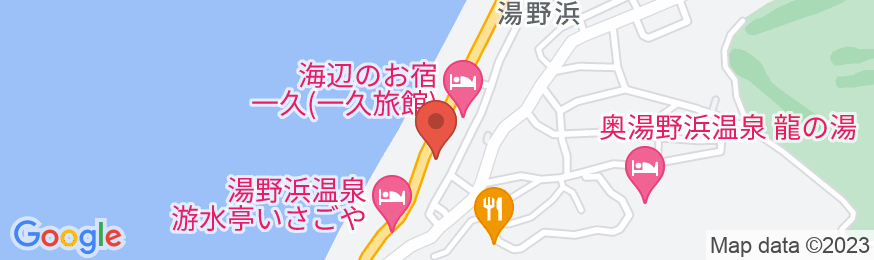湯野浜温泉 福宝館 漁師の宿の地図