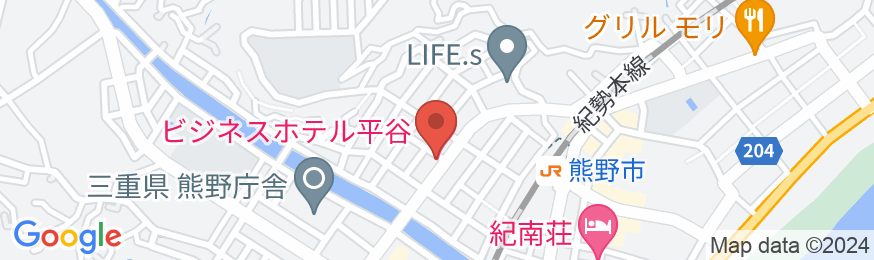 ビジネスホテル 平谷の地図