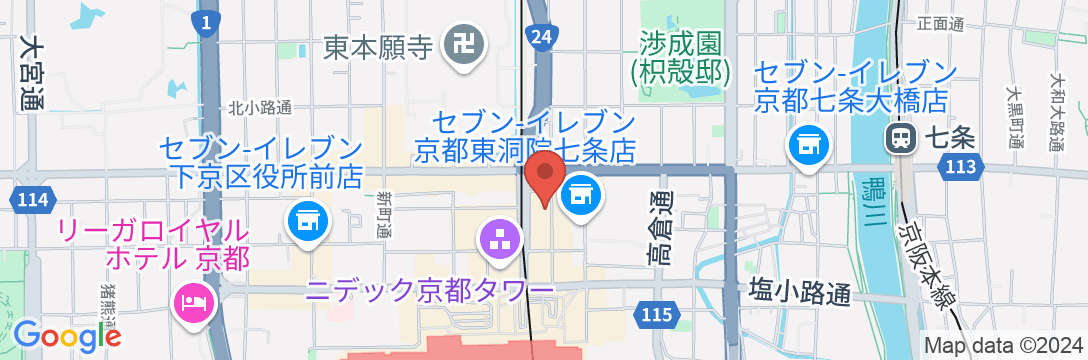 藤家旅館の地図