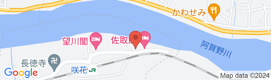 咲花温泉 ホテル丸松の地図
