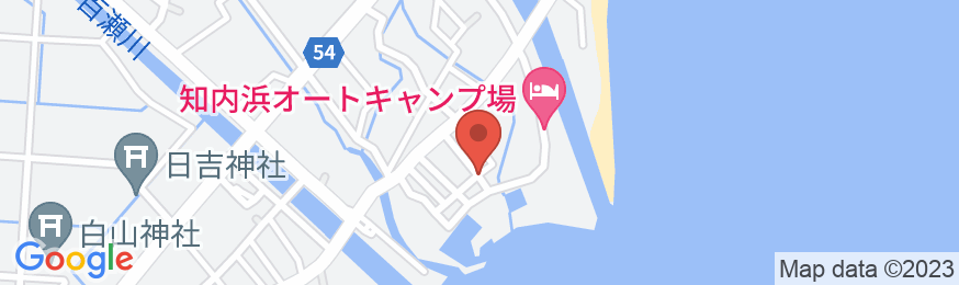 湖魚民宿吉平(旧:旅館 吉平)の地図
