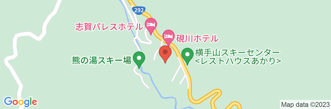 志賀高原ロッヂの地図