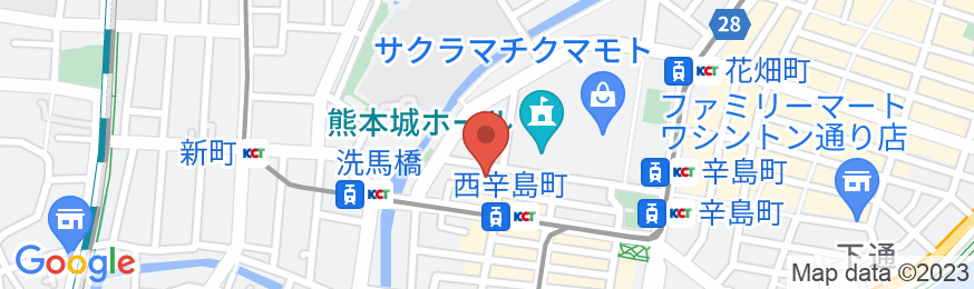 ネストホテル熊本の地図