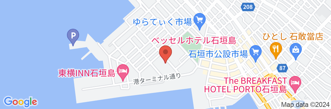 ベッセルホテル石垣島 全室禁煙<石垣島>の地図