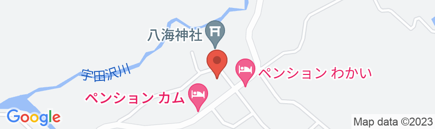 ペンション やまぼうし<新潟県>の地図