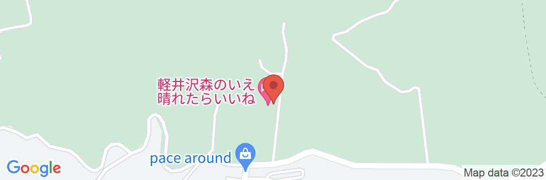 軽井沢森のいえ 晴れたらいいねの地図
