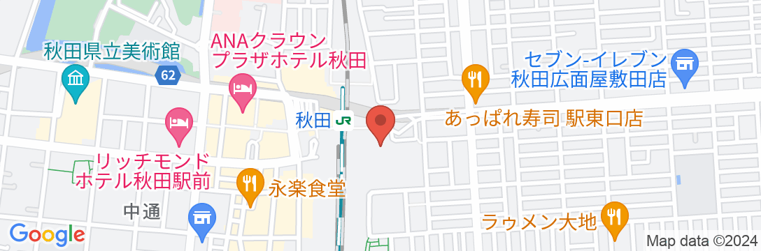 東横INN秋田駅東口の地図