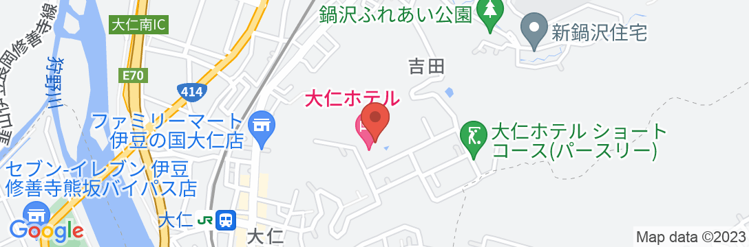 大仁温泉 大仁ホテルの地図
