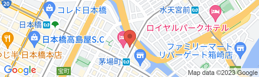 京王プレッソイン日本橋茅場町の地図