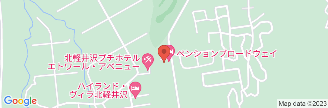 和食温泉ペンション まほうのじゅうたんの地図