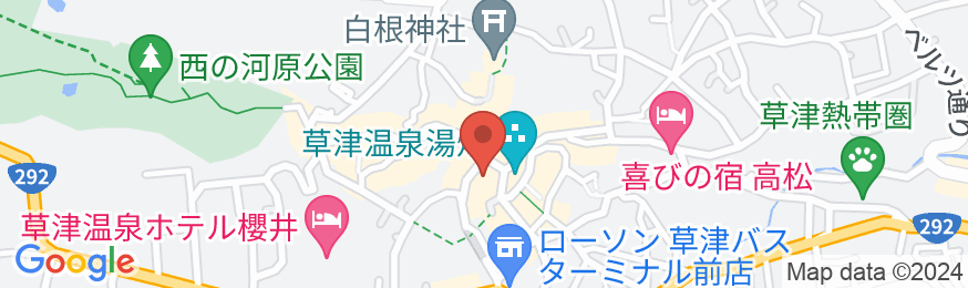 草津温泉 ホテル一井の地図