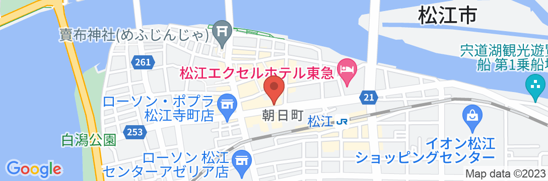 東横INN松江駅前の地図