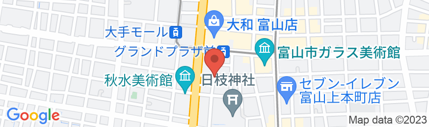 ホテルシティイン 富山の地図