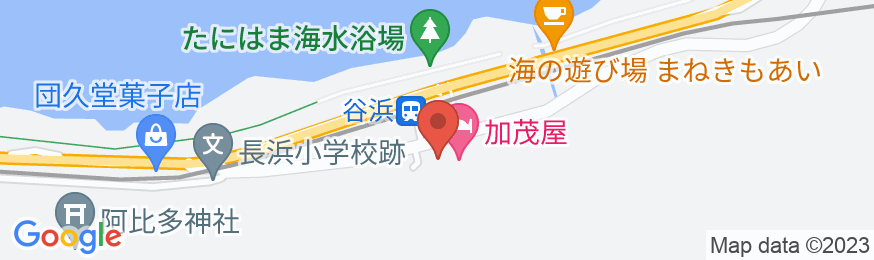 旅館民宿 加茂屋の地図