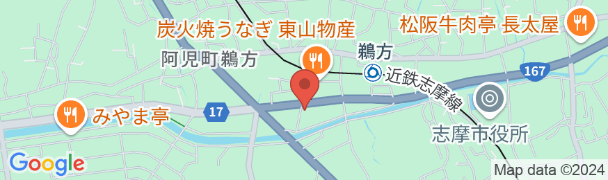 鵜方ビジネスホテルの地図