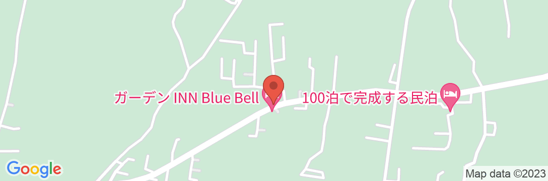 ガーデン INN Blue Bellの地図