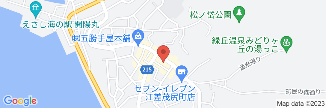 旅館 松月<北海道>の地図