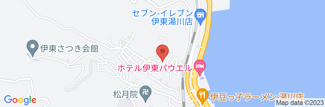 伊東温泉 ビーチコミューン シンプルースの地図