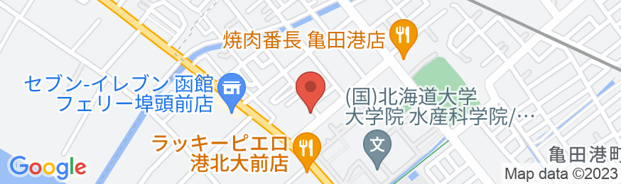 ホテル ららぽーと函館の地図