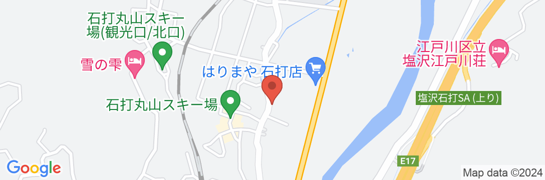 中新旅館の地図