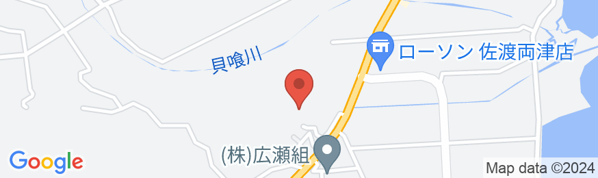 秋津温泉 両津やまきホテル <佐渡島>の地図