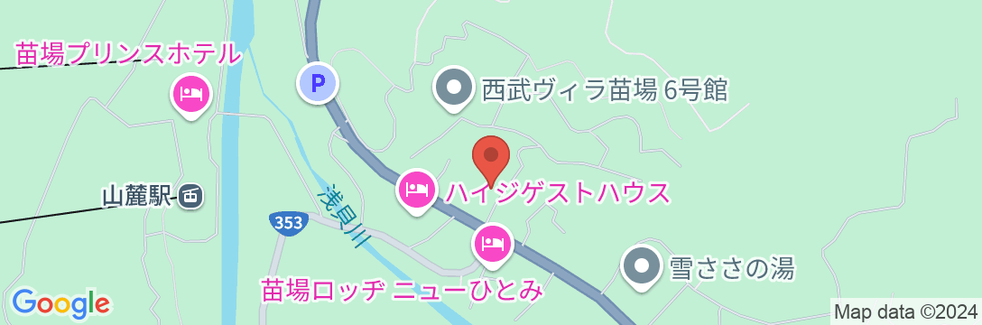 苗場 アルペンの地図