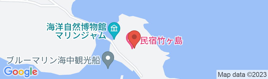 民宿 竹ヶ島の地図