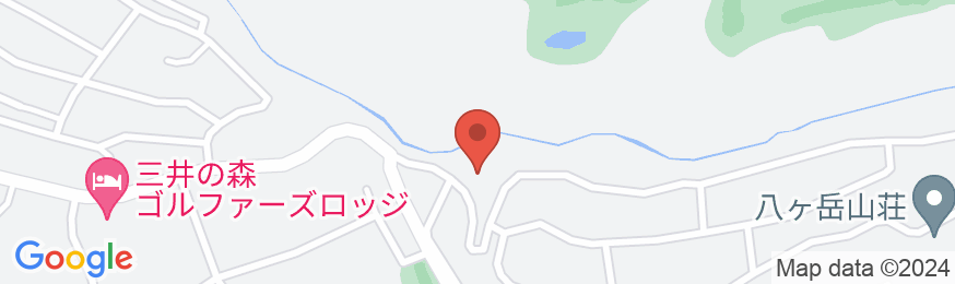 蓼科温泉 八ヶ岳名湯の宿 唐沢鉱泉の地図