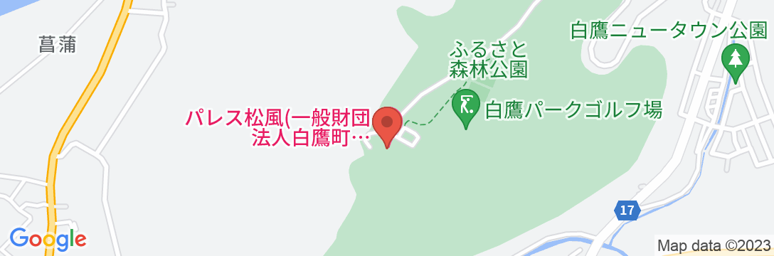鷹野湯温泉 パレス松風の地図