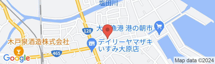 旅館 伝九郎の地図