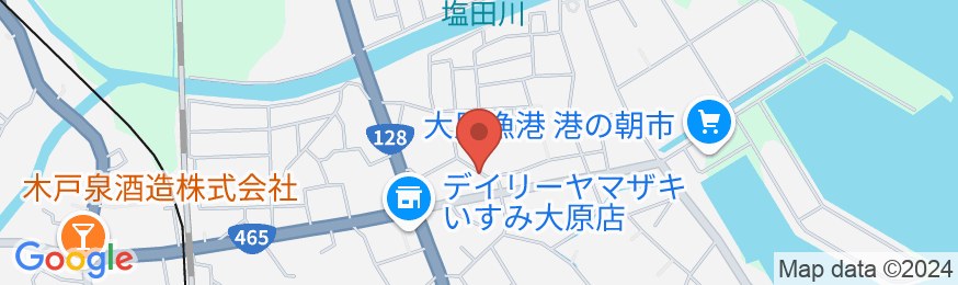 旅館 伝九郎の地図