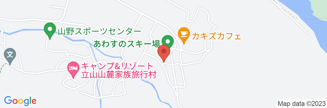 松井山荘の地図