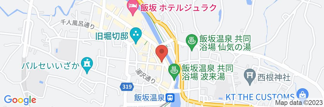 飯坂温泉 旅館 昭泉閣の地図