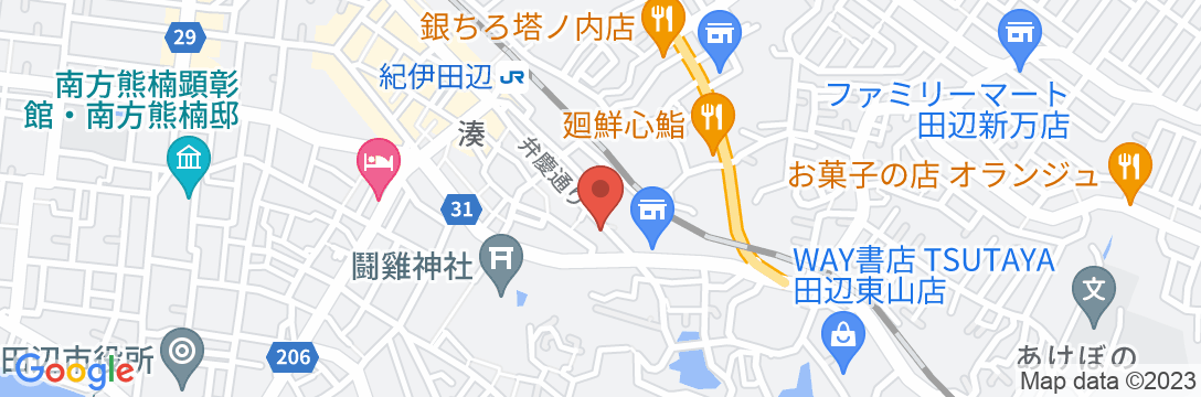 美吉屋旅館の地図