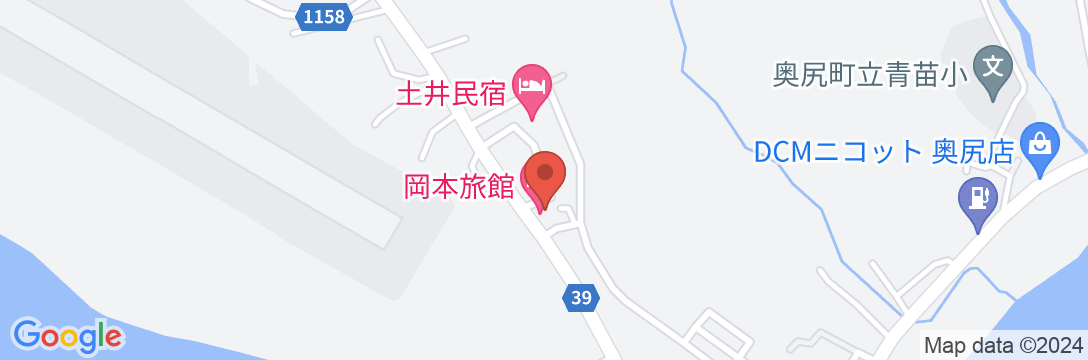 岡本旅館<奥尻島>の地図