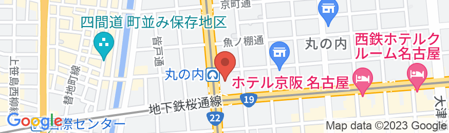 アパヴィラホテル〈名古屋丸の内駅前〉(アパホテルズ&リゾーツ)の地図