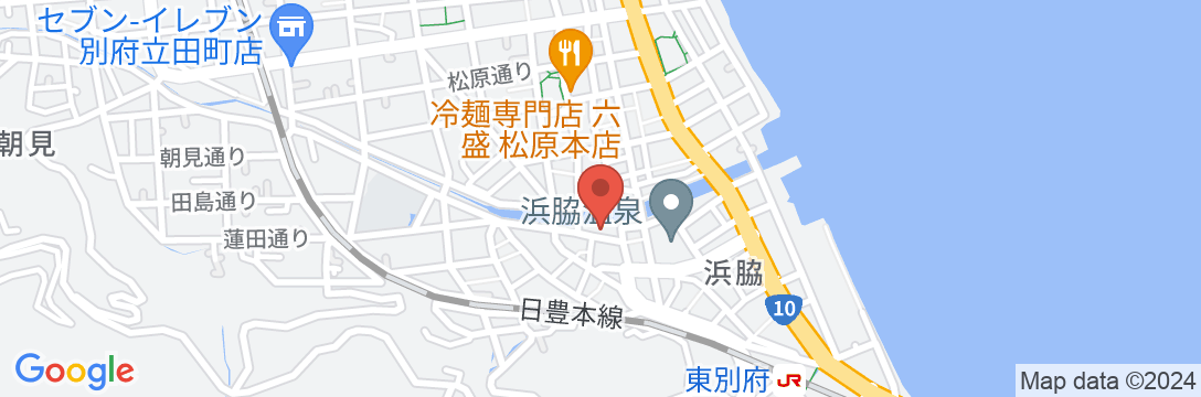 別府温泉 新玉旅館の地図