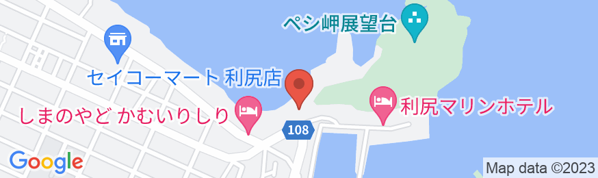 ペンション ヘラさんの家<利尻島>の地図