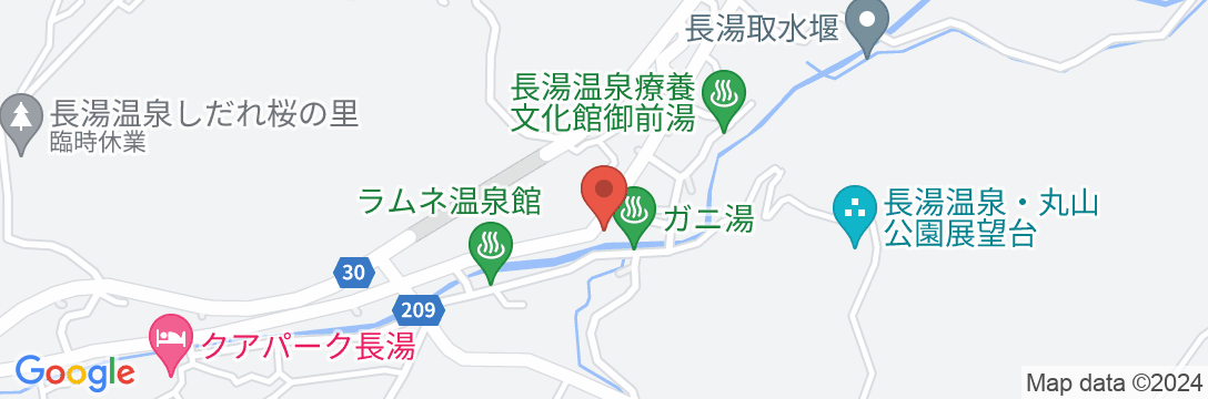 長湯温泉 丸長旅館の地図