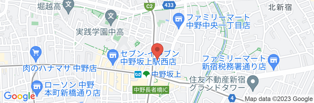 旅舘 中野ロッヂの地図