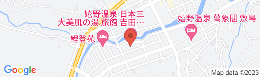 嬉野温泉 旅館 吉田屋の地図