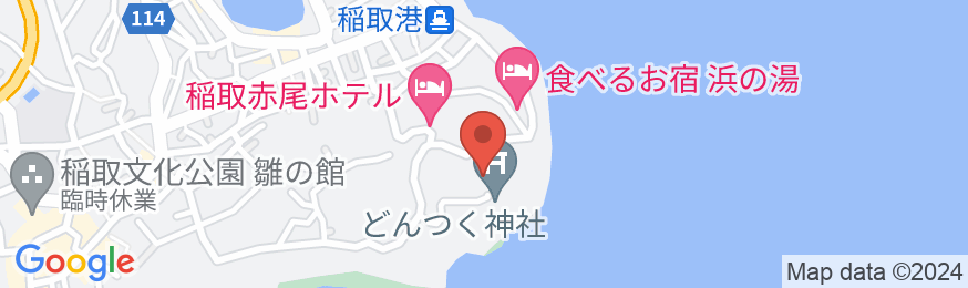 稲取温泉 伊東園ホテル 稲取の地図