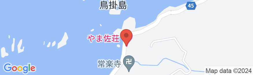 やま佐荘 <佐渡島>の地図